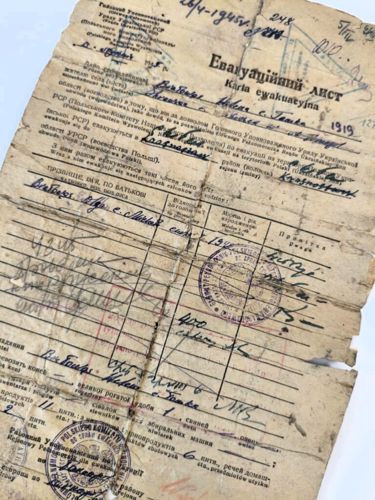 Pamiątki rodzinne w muzeum